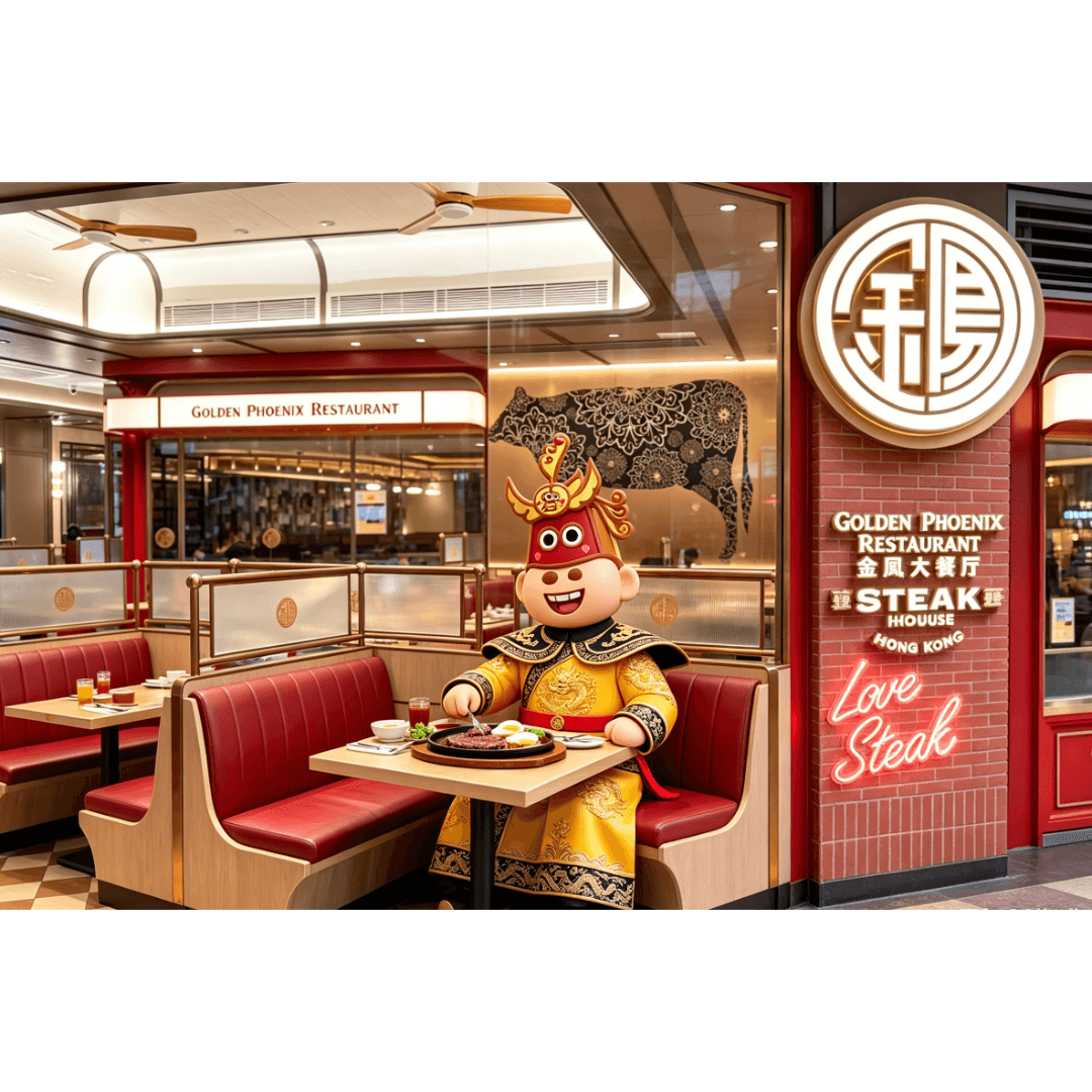 參賽作品「菲力波士皇帝之禦用金鳳大餐廳」